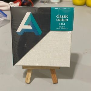 Tiny Canvas and Easel